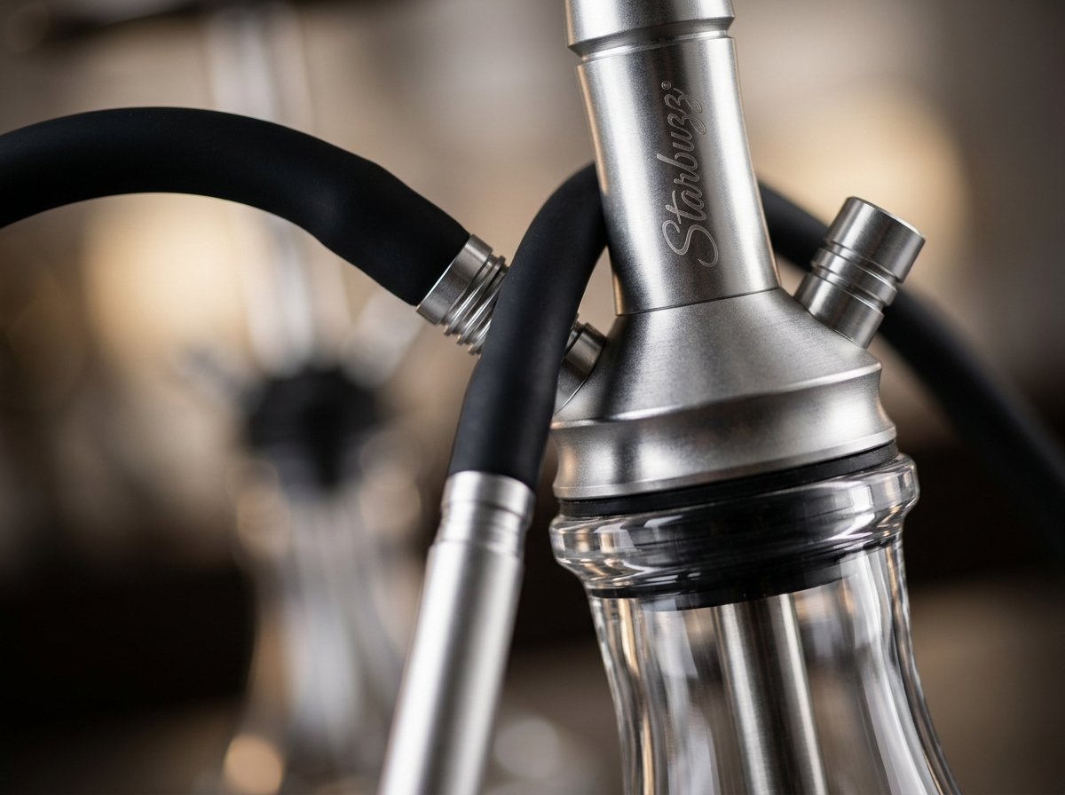 Hookah_set_brushed_aluminium_glass_202606121725 Hookah_set_brushed_aluminium_glass_202606121725